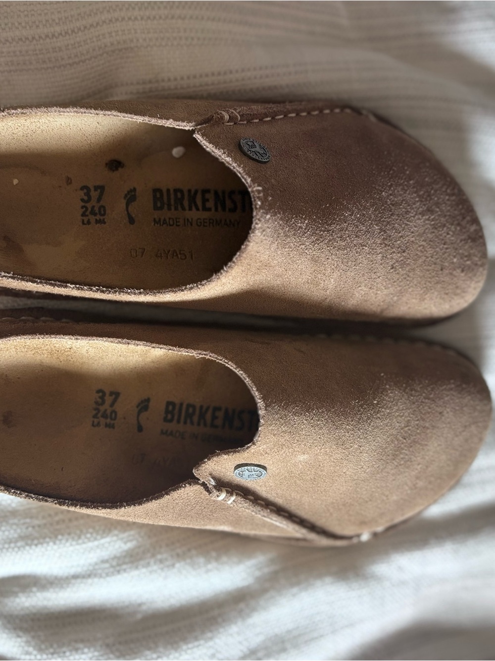 Birkenstock Women's Brown Suede Clogs